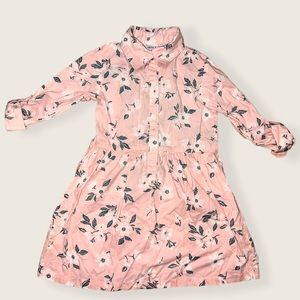Carter’s Button Up Floral Dress For Toddlers Size 3T